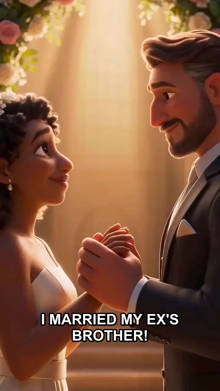 A frame from Knowlify's Parva character ad showing a couple at a wedding with an opening caption.